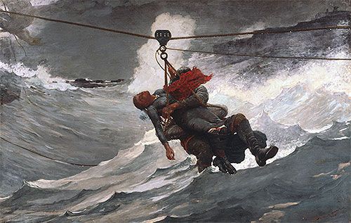 The Life Line, 1884 - Winslow Homer
