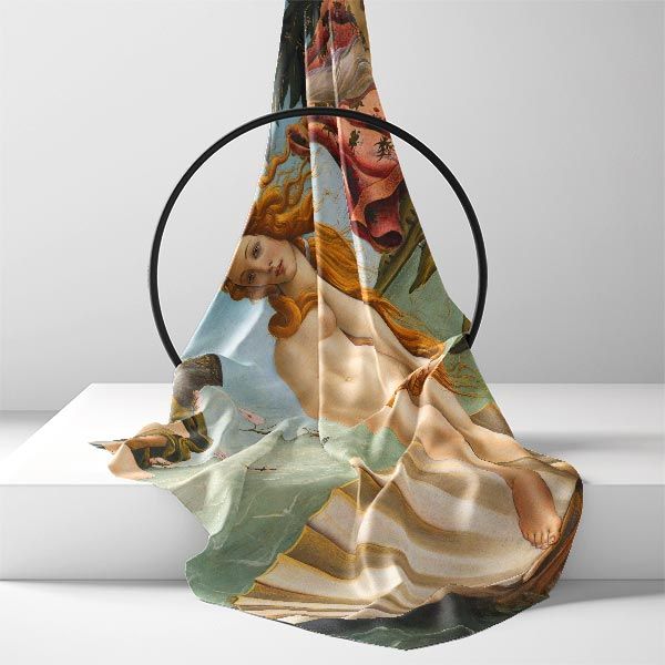 Silk Scarf - Botticelli - The Birth of Venus - TOPofART
