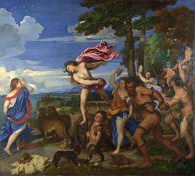 Bacchus and Ariadne, c.1520/23 - Titian