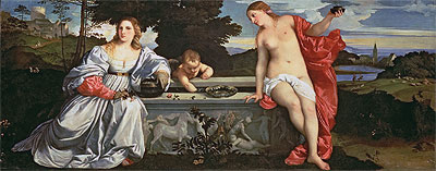 Sacred and Profane Love, c.1515 - Tiziano Vecellio Titian