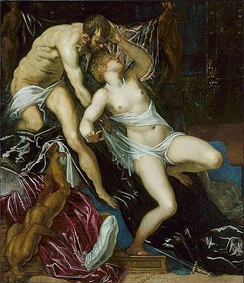 Tintoretto - Tarquin and Lucretia, c.1580/90