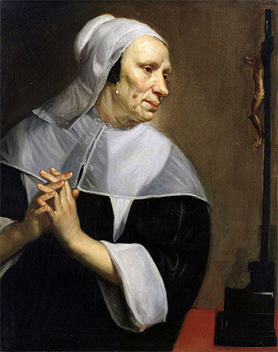 Old Woman Praying, n.d. | Jacob van Oost | Painting Reproduction
