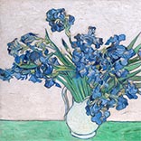 Silk Scarf | Still Life - Vase with Irises | Vincent van Gogh | Original Painting Thumb