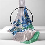 Silk Scarf | Still Life - Vase with Irises | Vincent van Gogh | Image Thumb 2