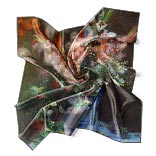 Silk Scarf | Gladioli in a Vase | Renoir | Image Thumb 1