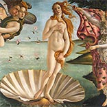 Seidenschal | Die Geburt der Venus | Botticelli | Originalgemälde Thumb