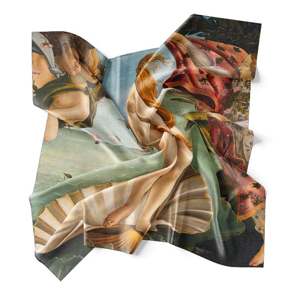 Silk Scarf | The Birth of Venus | Botticelli | Image 1