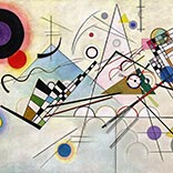 Silk Scarf | Composition 8 | Kandinsky | Original Painting Thumb