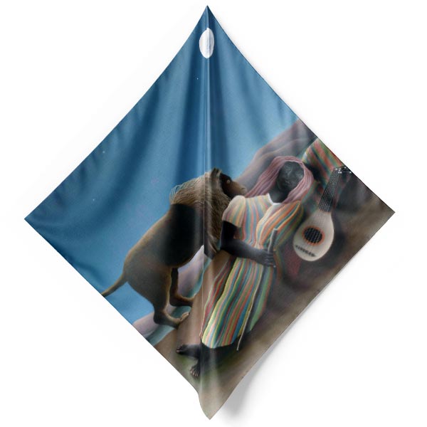 Silk Scarf | The Sleeping Gypsy | Henri Rousseau | Image 1