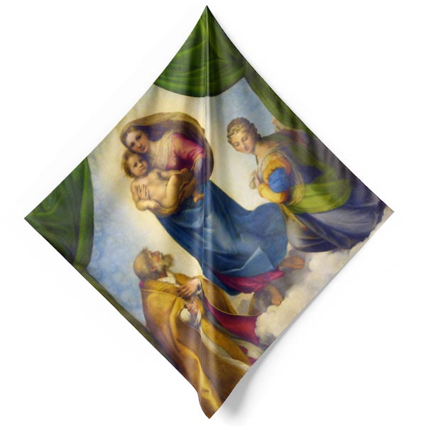 Silk Scarf | The Sistine Madonna | Raphael | Image 1