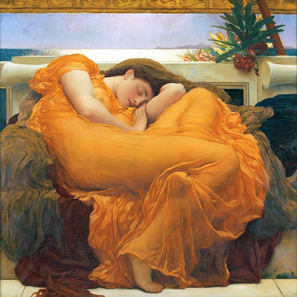 Seidenschal | Flammender Juni | Frederick Leighton | Originalgemälde