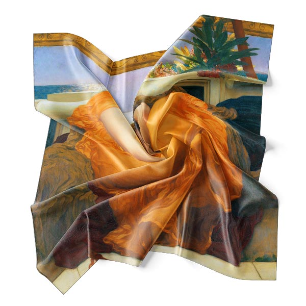 Seidenschal | Flammender Juni | Frederick Leighton | Image 2