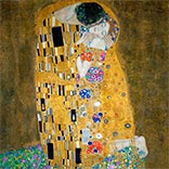 Silk Scarf | The Kiss | Klimt | Original Painting Thumb