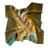 Silk Scarf | The Kiss | Klimt | Image Thumb 1