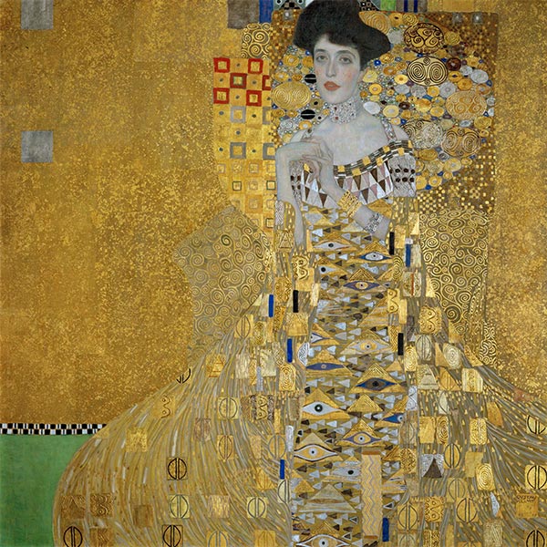 Seidenschal | Porträt von Adele Bloch-Bauer I | Klimt | Originalgemälde