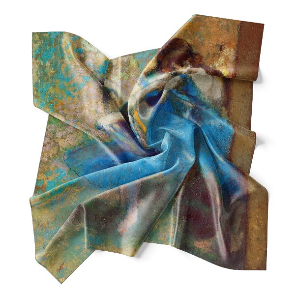 Silk Scarf | Dancers in Blue | Degas | Image 2