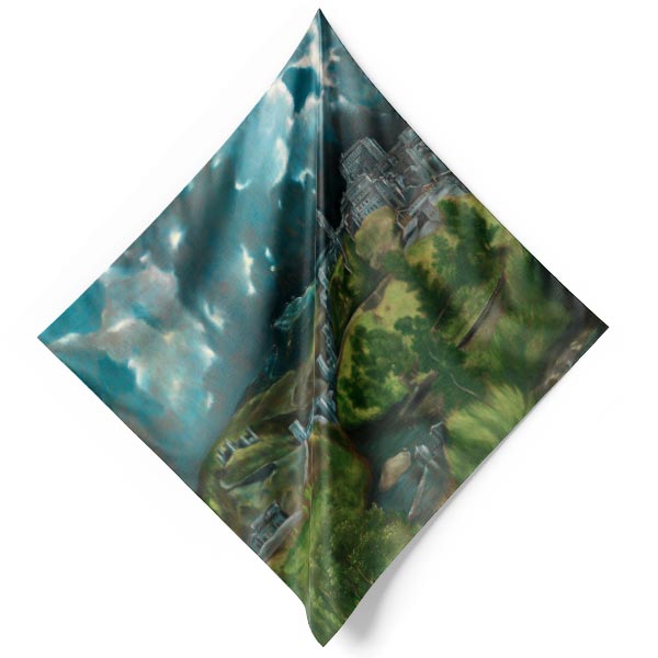 Seidenschal | Blick auf Toledo | El Greco | Image 1
